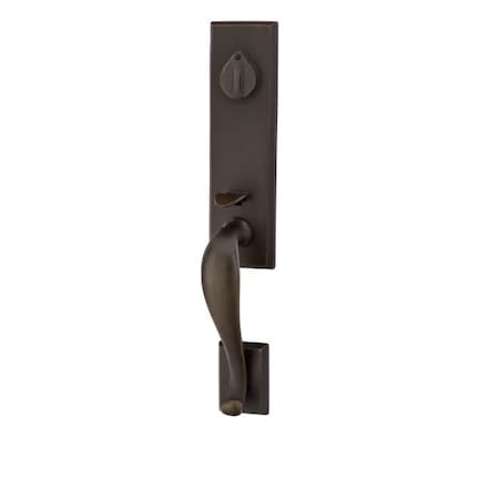 Emtek Medium Bronze Handleset F133325BUMBRH234 F133325BUMBRH234